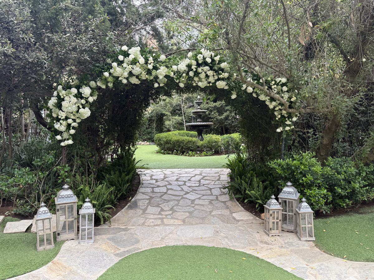 Beautiful floral arch