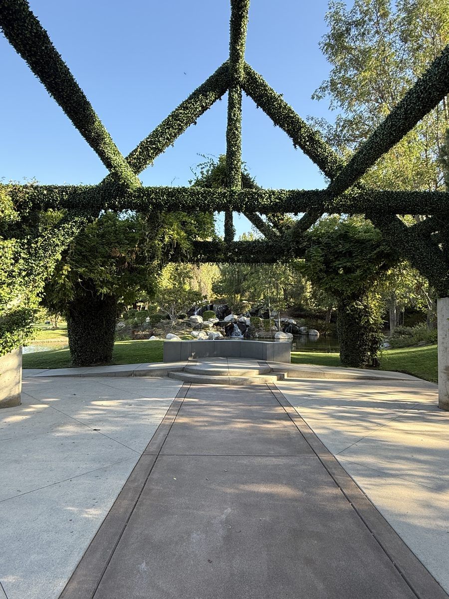 Garden pergola venue